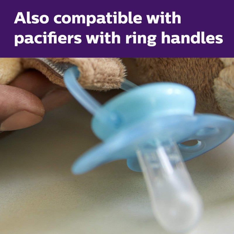 Avent Philips AVENT Soothie Snuggle Pacifier Holder with Detachable Pacifier, Koala, 0m+, SCF347/06 - Image 4